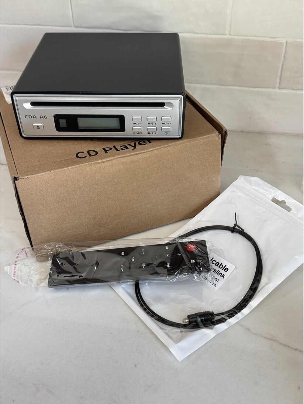 High Fidelity CD Player with Bluetooth 5.3, CD Drive, USB CD Ripper